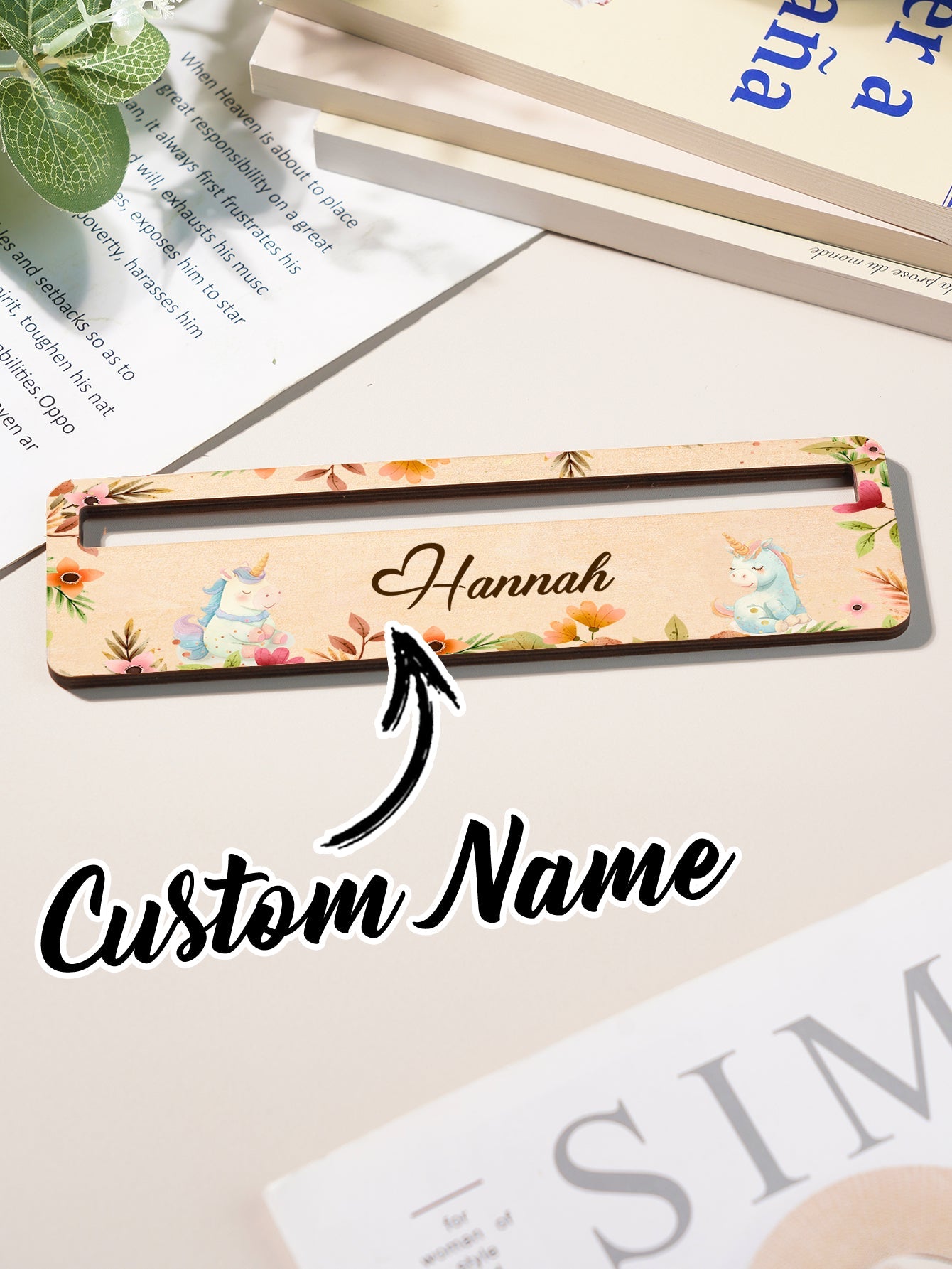 Personalized Name Reading Aid Custom Reading Aid Back To School Gift for Children - DigiVirt