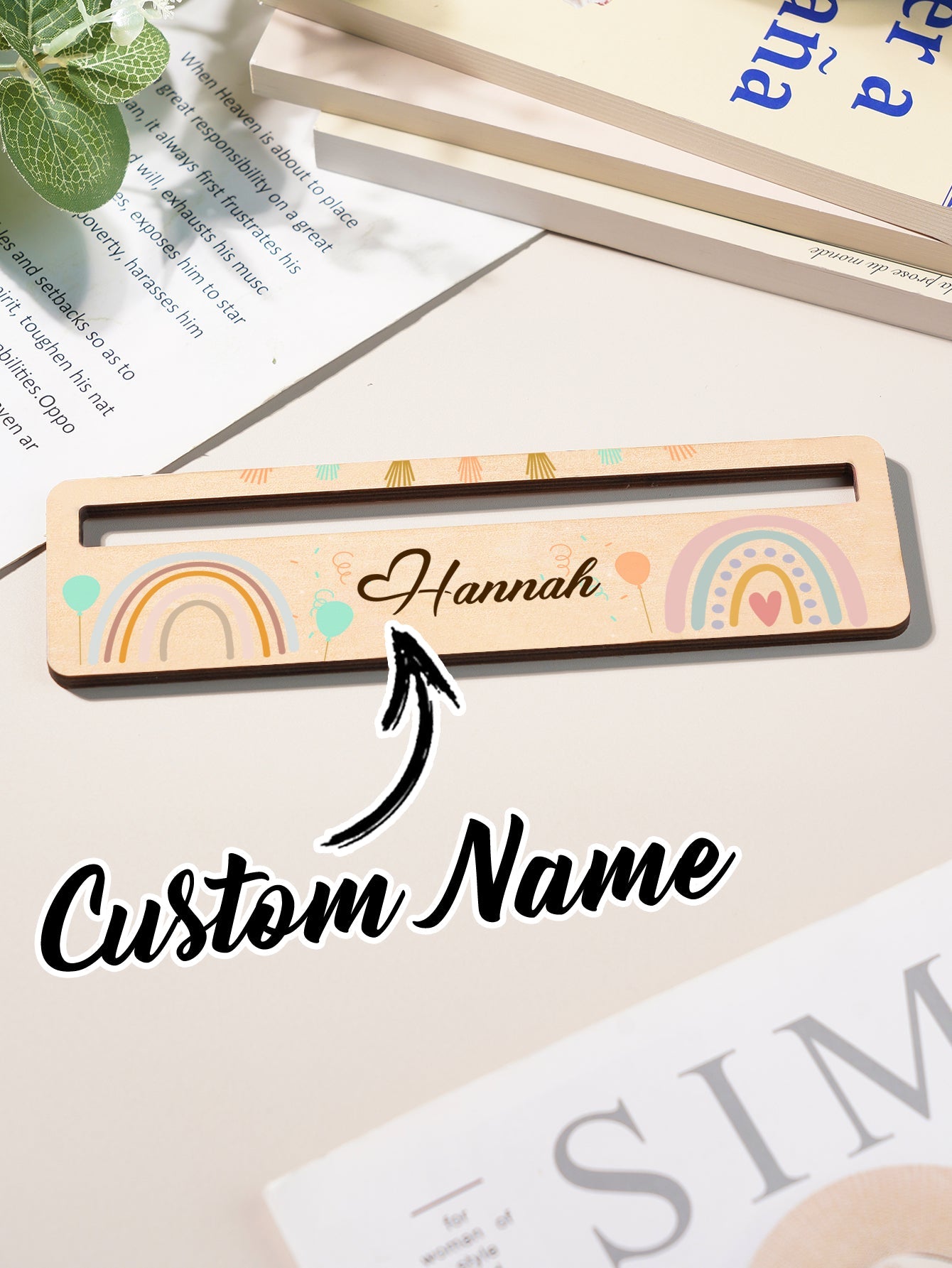 Personalized Name Reading Aid Custom Reading Aid Back To School Gift for Children - DigiVirt