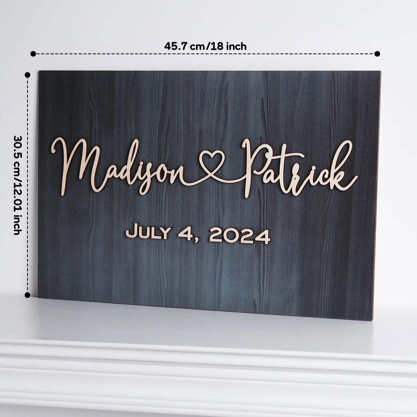 Personalized Wedding Sign Wedding Welcome Sign for Wedding Entrance - DigiVirt