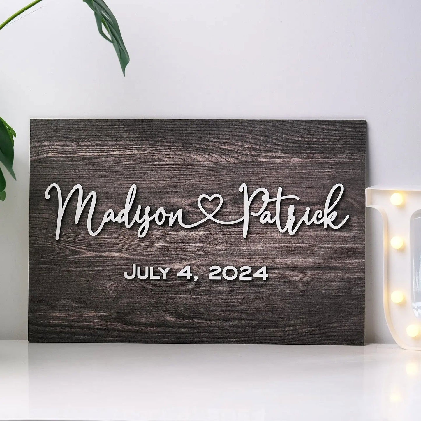 Personalized Wedding Sign Wedding Welcome Sign for Wedding Entrance - DigiVirt