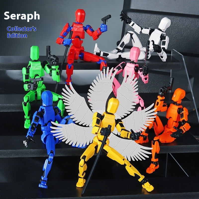 Trending Multi-Jointed Movable Shapeshift Robot 3D Printed Mannequin Dummy Action Model Doll Toy Kid Gift - DigiVirt