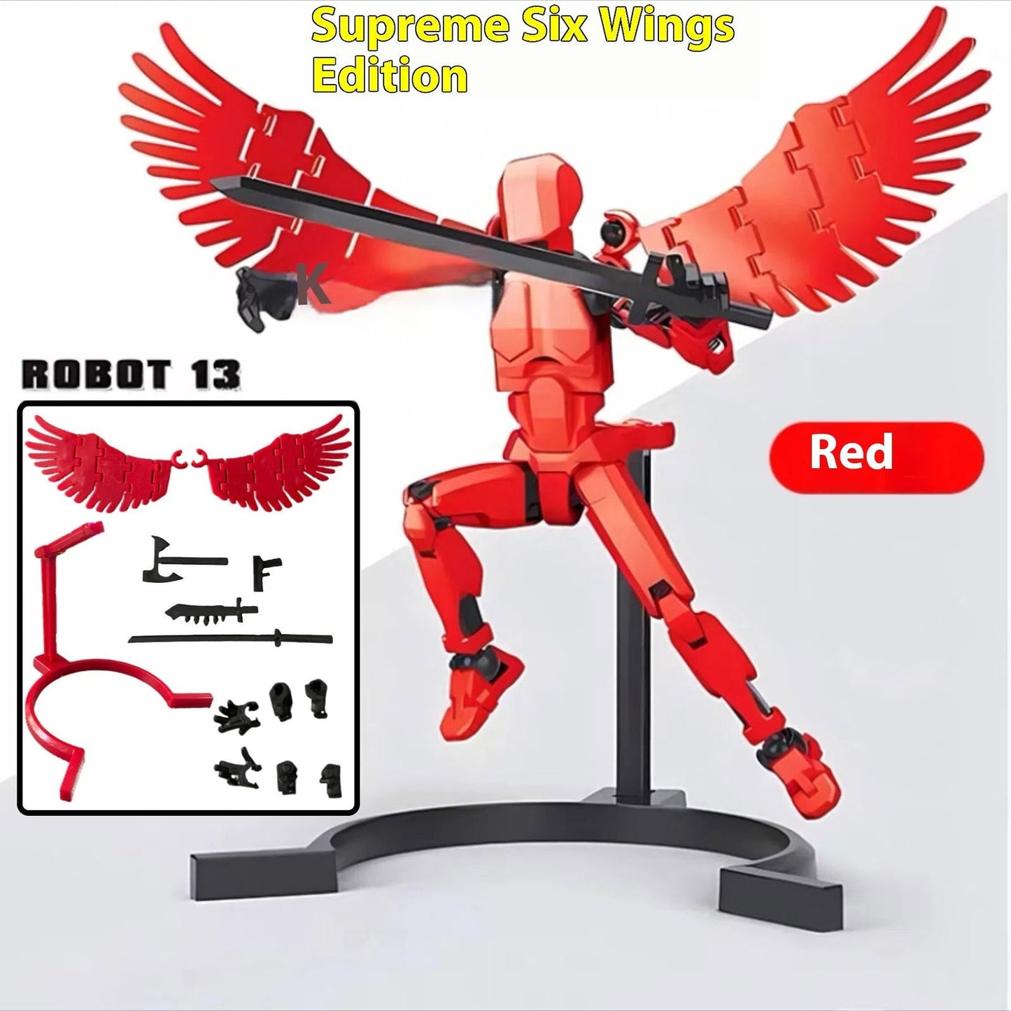 Trending Multi-Jointed Movable Shapeshift Robot 3D Printed Mannequin Dummy Action Model Doll Toy Kid Gift - DigiVirt