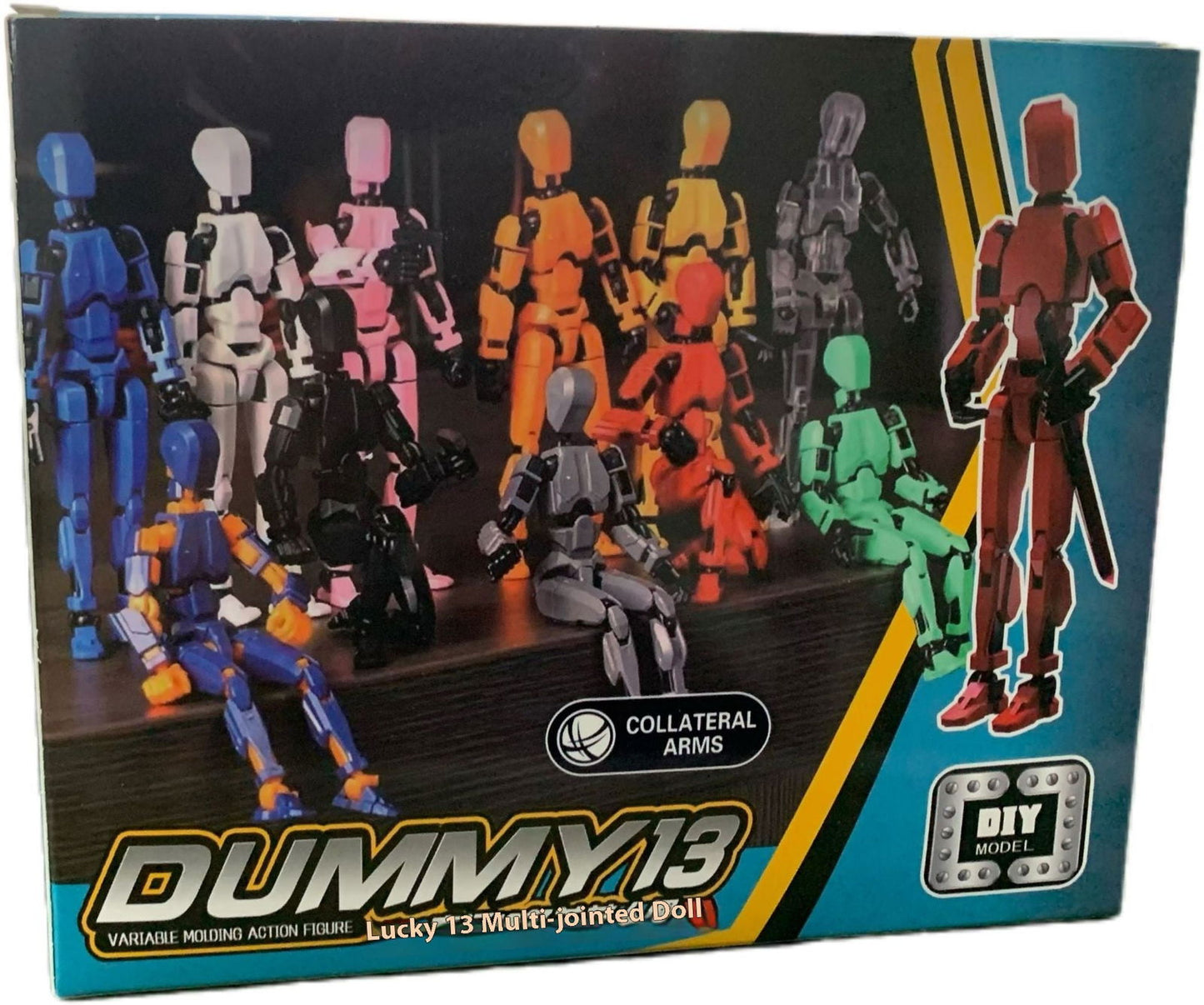 Trending Multi-Jointed Movable Shapeshift Robot 3D Printed Mannequin Dummy Action Model Doll Toy Kid Gift - DigiVirt
