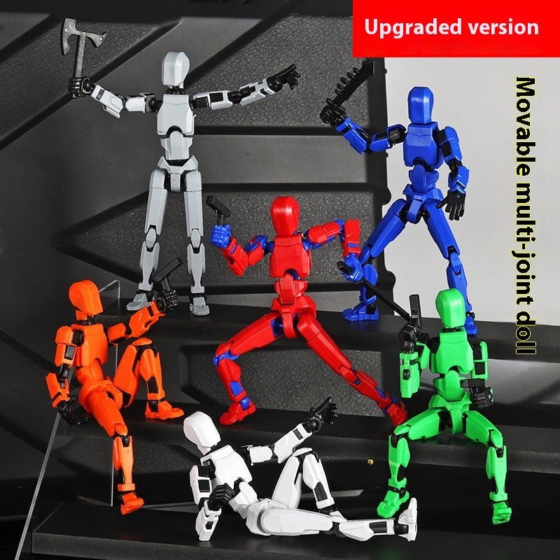 Trending Multi-Jointed Movable Shapeshift Robot 3D Printed Mannequin Dummy Action Model Doll Toy Kid Gift - DigiVirt