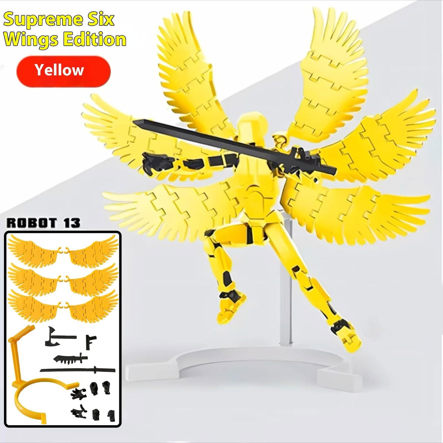 Trending Multi-Jointed Movable Shapeshift Robot 3D Printed Mannequin Dummy Action Model Doll Toy Kid Gift - DigiVirt