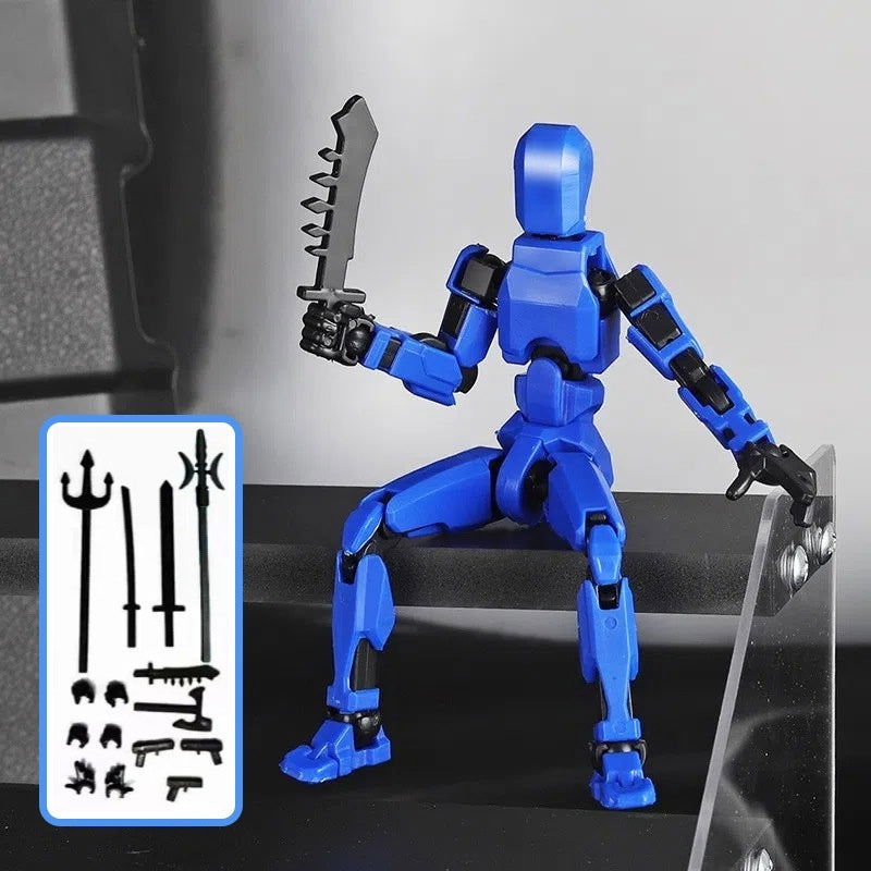 Trending Multi-Jointed Movable Shapeshift Robot 3D Printed Mannequin Dummy Action Model Doll Toy Kid Gift - DigiVirt