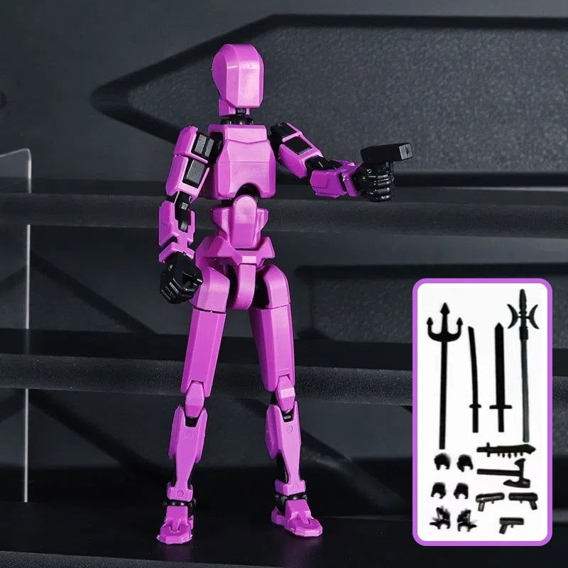 Trending Multi-Jointed Movable Shapeshift Robot 3D Printed Mannequin Dummy Action Model Doll Toy Kid Gift - DigiVirt