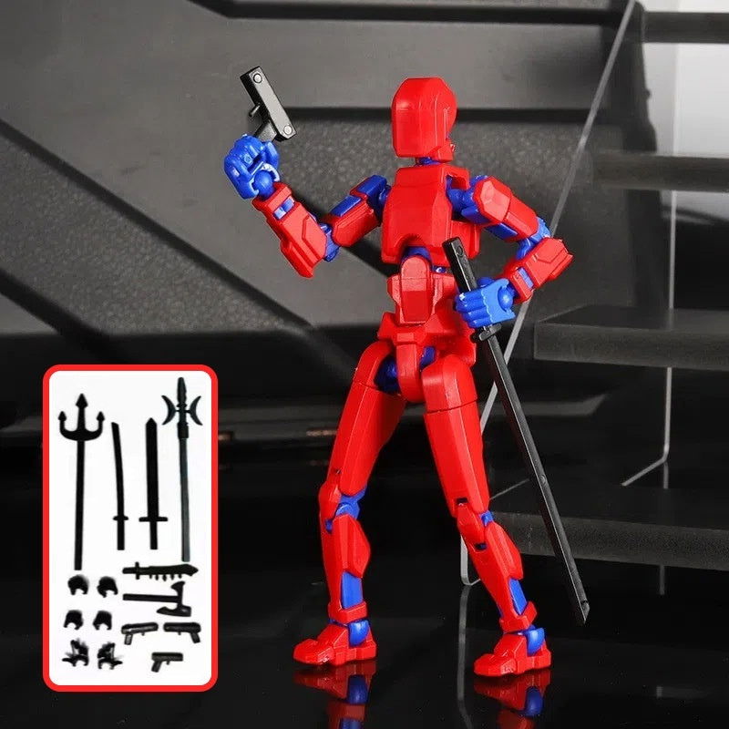 Trending Multi-Jointed Movable Shapeshift Robot 3D Printed Mannequin Dummy Action Model Doll Toy Kid Gift - DigiVirt