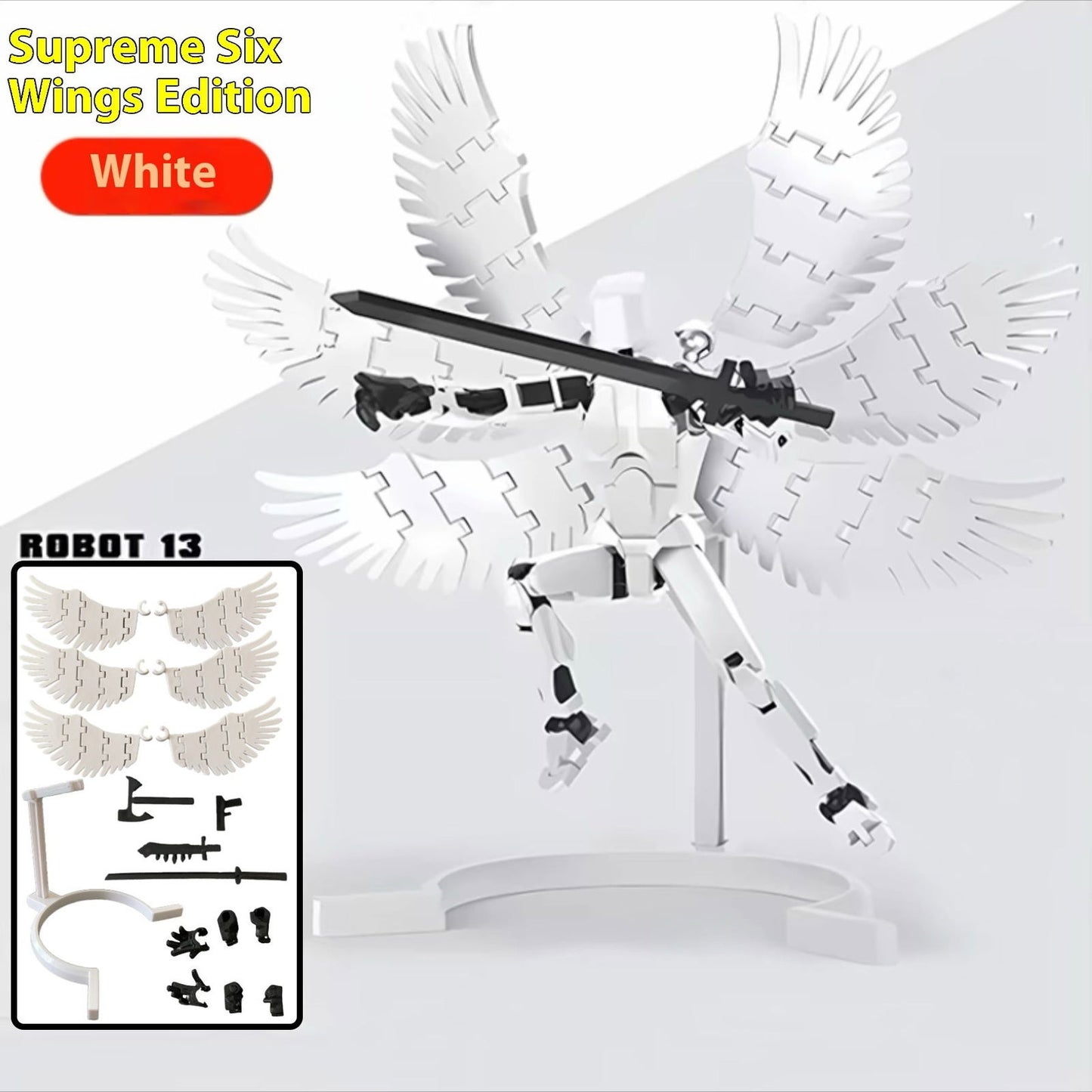 Trending Multi-Jointed Movable Shapeshift Robot 3D Printed Mannequin Dummy Action Model Doll Toy Kid Gift - DigiVirt