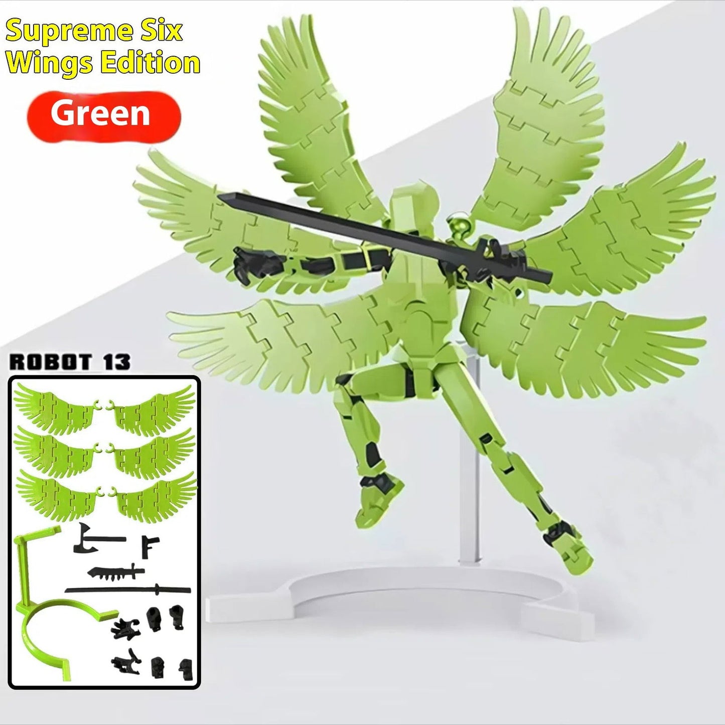 Trending Multi-Jointed Movable Shapeshift Robot 3D Printed Mannequin Dummy Action Model Doll Toy Kid Gift - DigiVirt