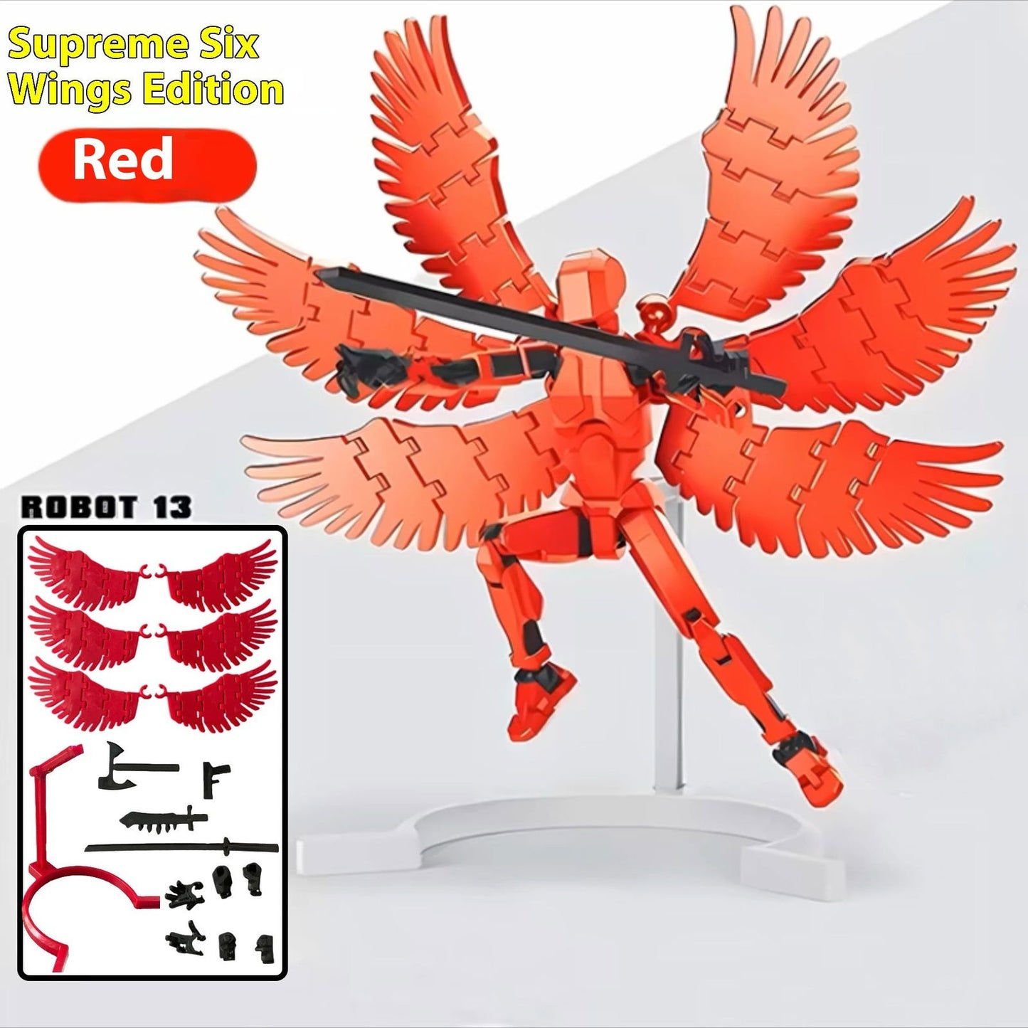 Trending Multi-Jointed Movable Shapeshift Robot 3D Printed Mannequin Dummy Action Model Doll Toy Kid Gift - DigiVirt