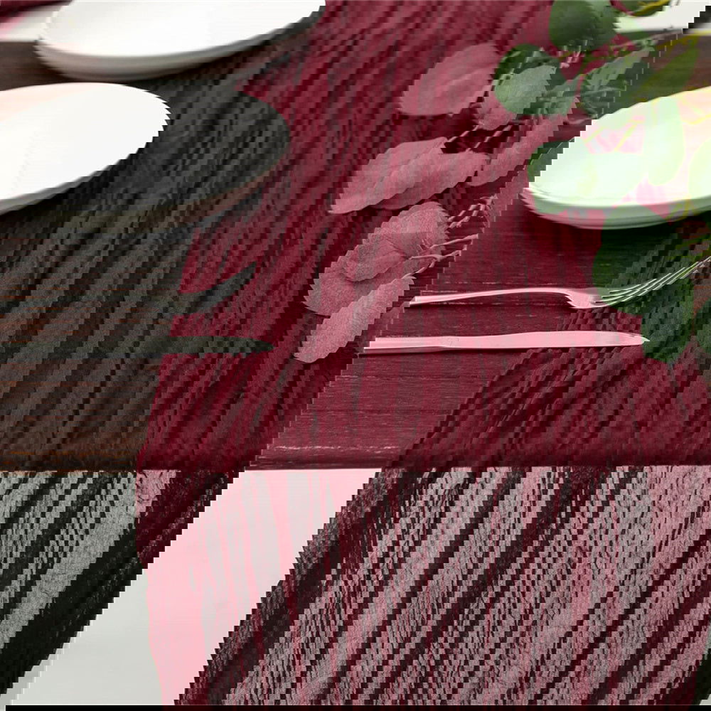 Wedding Gauze Table Runner Rustic Wedding Cheesecloth Runner Cotton Runner for Table Wedding Arch Ideas Bridal Shower Modern - DigiVirt