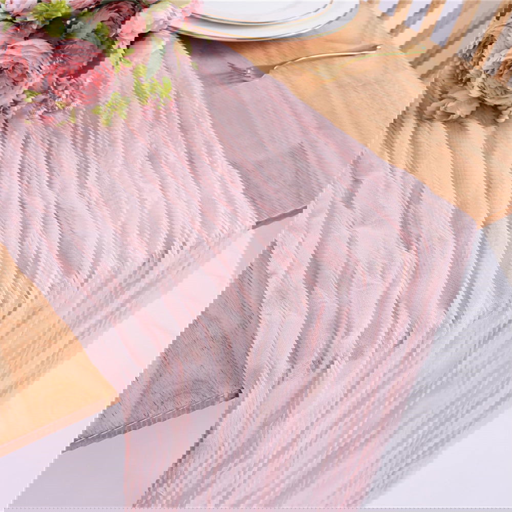 Wedding Gauze Table Runner Rustic Wedding Cheesecloth Runner Cotton Runner for Table Wedding Arch Ideas Bridal Shower Modern - DigiVirt