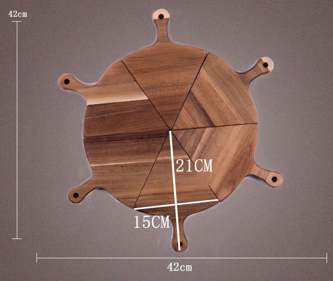 Creative Pizza Plate Irregular Western Plate Special-shaped Steak Plate Packing Wooden Tray