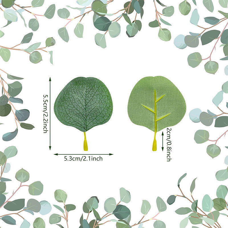 100PCS Eucalyptus Petals for Weddings Aisles Flower Girls and Romantic Evenings - DigiVirt