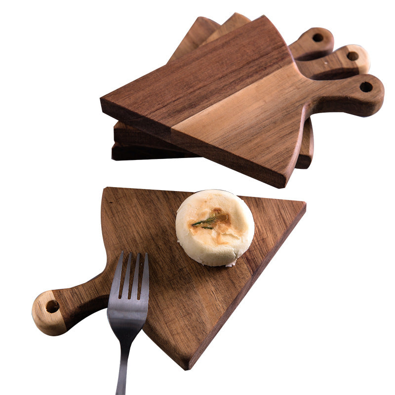 Creative Pizza Plate Irregular Western Plate Special-shaped Steak Plate Packing Wooden Tray