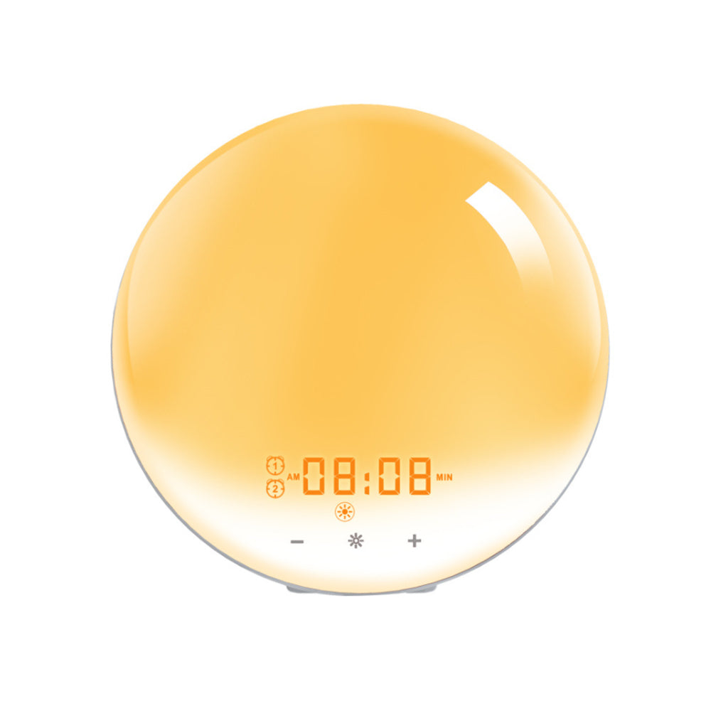 Plugged-in Wake Up Sunrise Simulation Alarm Clock for Kids_3