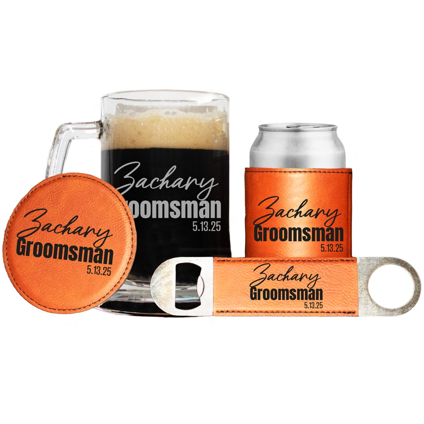 Groomsman Design Glasses - Personalized Engraved Beer Glass, Whiskey Glass, Beer Mug, Groomsmen Gift, Custom Best Man Gift, Groomsmen Glass, Wedding Party Gifts (Whiskey Glass, Victory)