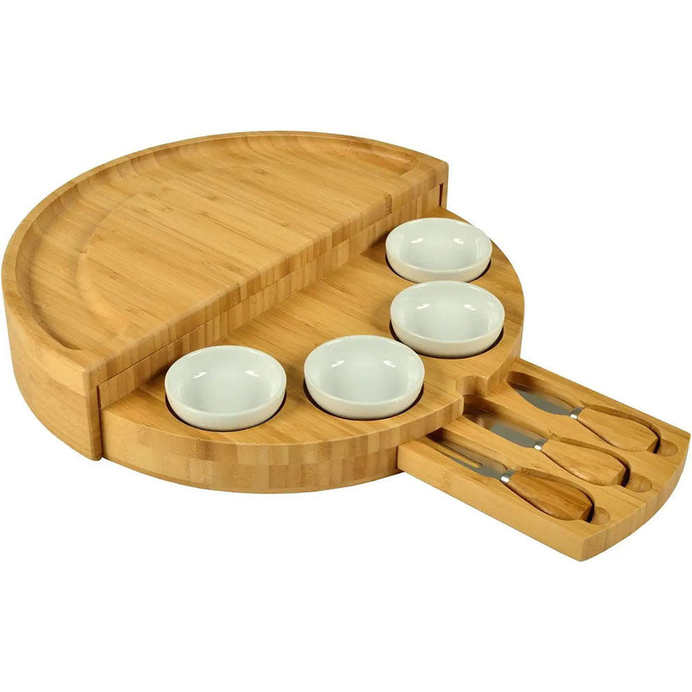 Bamboo Foldable Cheese Board - DigiVirt