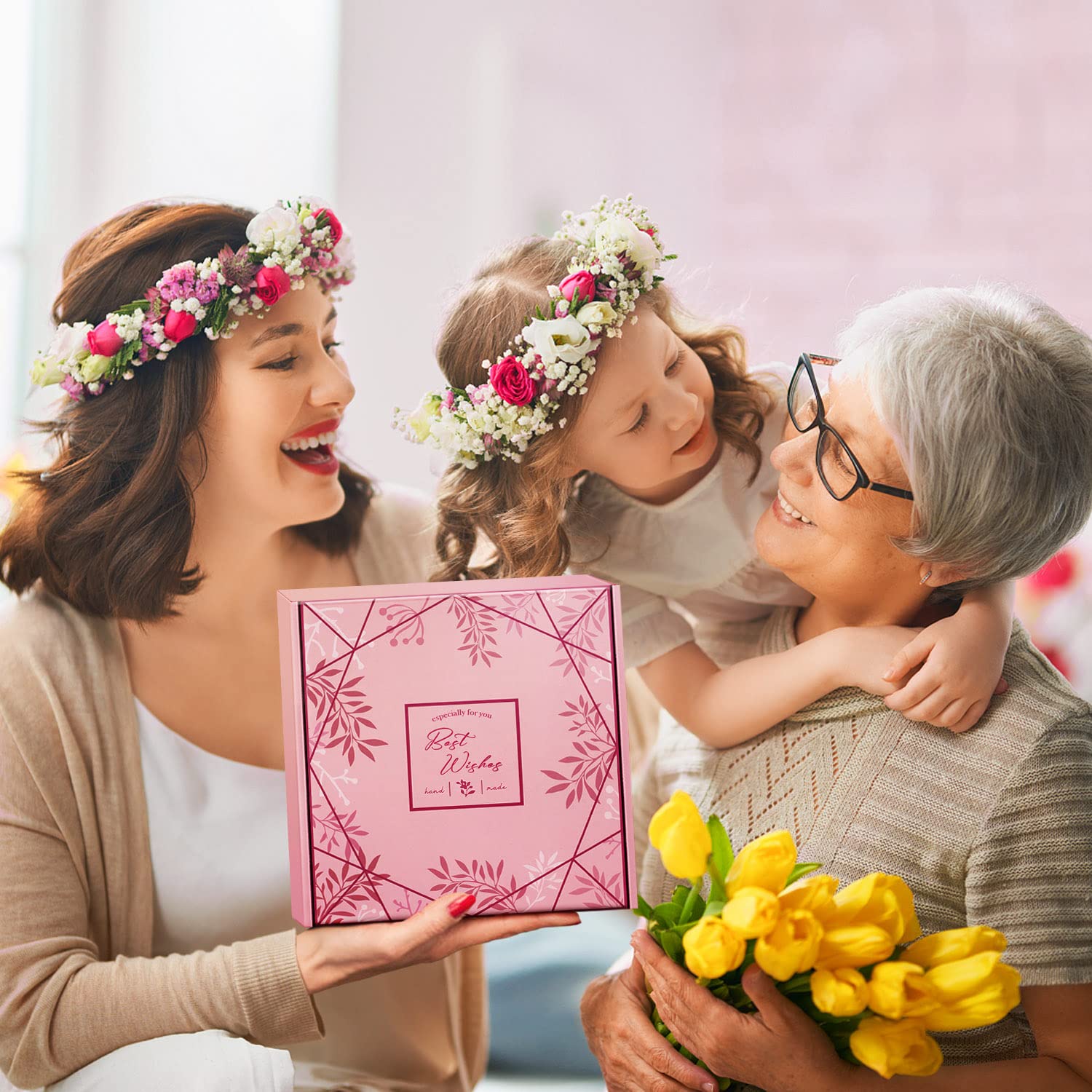 Birthday Gifts For Women, Happy Birthday Gift Basket Tumbler Relaxation Gifts For Women, Mom, Best Friend, Sister Gifts, Christmas Mothers Day Gifts, Personalized Gifts For Women Who Have Everything - DigiVirt