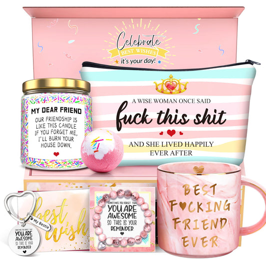 Birthday Gifts for Women Best Friends Friendship Gifts for Women Funny Gifts for Female BFF Female Bestfriend Bestie Scent Candles Coffee Mug Gifts for Friends Her Sister - DigiVirt