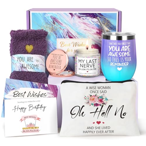 Birthday Gifts for Women, Gifts for Women, Best Friend Birthday Gifts, Happy Birthday Gifts Basket for Women, Friendship Gifts for Women Friends, Gifts for Friends Female Coworker Sister Mom Wife Her - DigiVirt