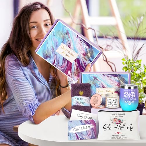 Birthday Gifts for Women, Gifts for Women, Best Friend Birthday Gifts, Happy Birthday Gifts Basket for Women, Friendship Gifts for Women Friends, Gifts for Friends Female Coworker Sister Mom Wife Her - DigiVirt