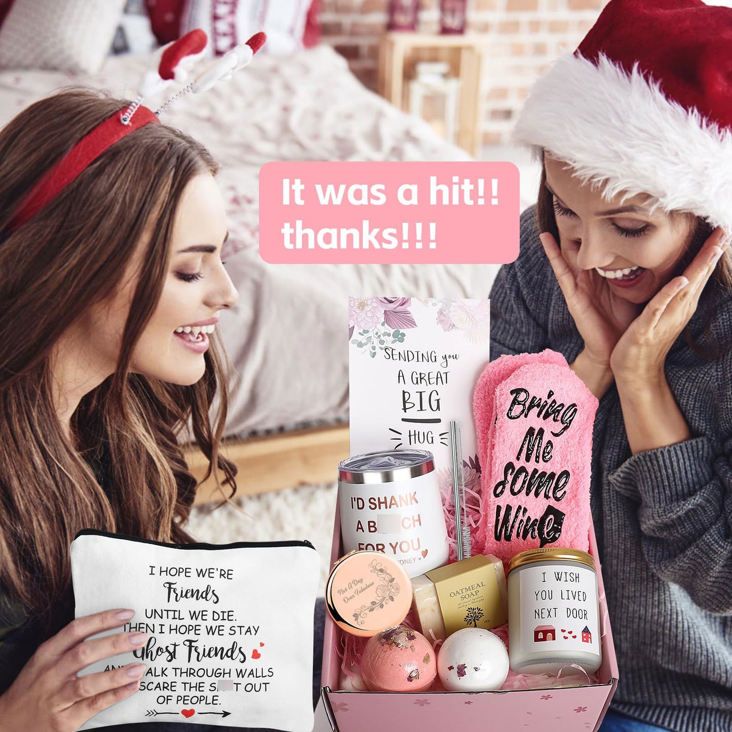 Birthday Gifts for Women, Gifts for Women, Best Friend Birthday Gifts, Happy Birthday Gifts Basket for Women, Friendship Gifts for Women Friends, Gifts for Friends Female Coworker Sister Mom Wife Her - DigiVirt