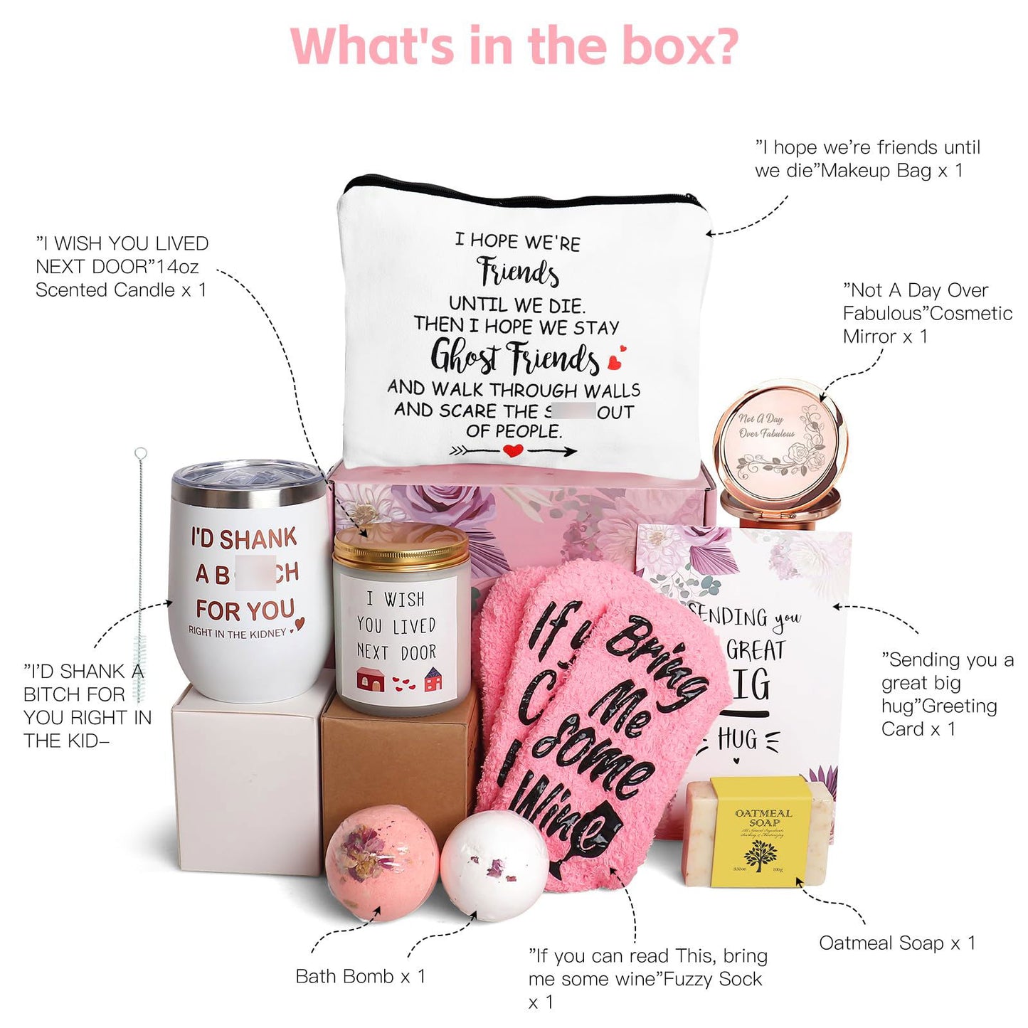 Birthday Gifts for Women, Gifts for Women, Best Friend Birthday Gifts, Happy Birthday Gifts Basket for Women, Friendship Gifts for Women Friends, Gifts for Friends Female Coworker Sister Mom Wife Her - DigiVirt