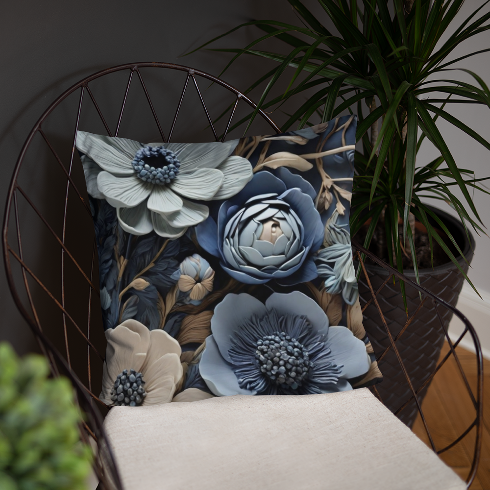 Boho Wildflower Pillow Scatter cushion - DigiVirt