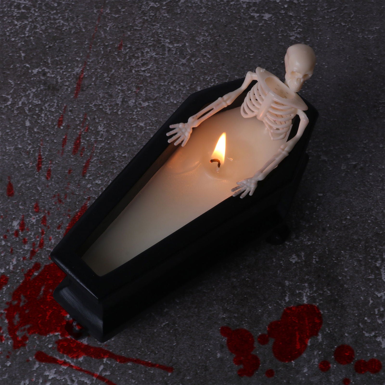 Bubble Bath Skeleton Skeleton Candles In Bath Halloween Haunted House Decoration Ornaments Aromatherapy Bath Skeleton - DigiVirt