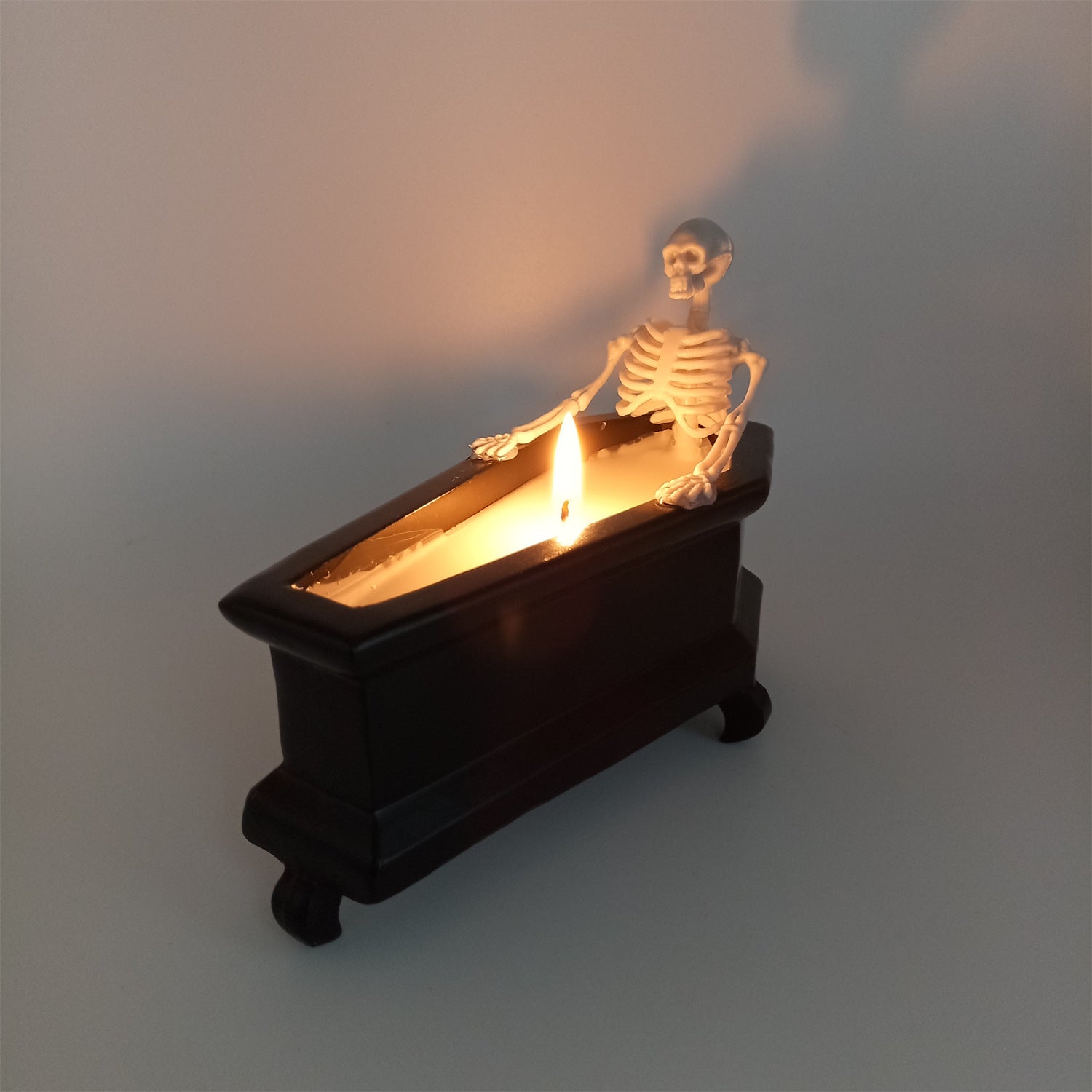 Bubble Bath Skeleton Skeleton Candles In Bath Halloween Haunted House Decoration Ornaments Aromatherapy Bath Skeleton - DigiVirt