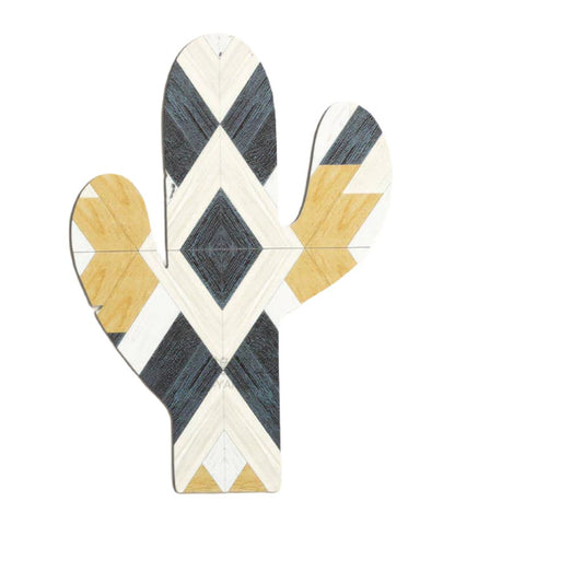 Cactus Wall Hanging Wooden Pendant Bohemian Wall Decoration Pendant Living Room Study Woodwork - DigiVirt