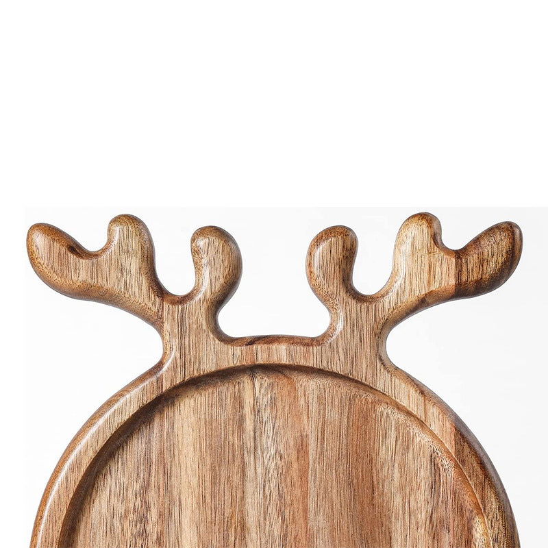 Chopping Board For Fruits Christmas Tray Wooden Fruit Plate - DigiVirt
