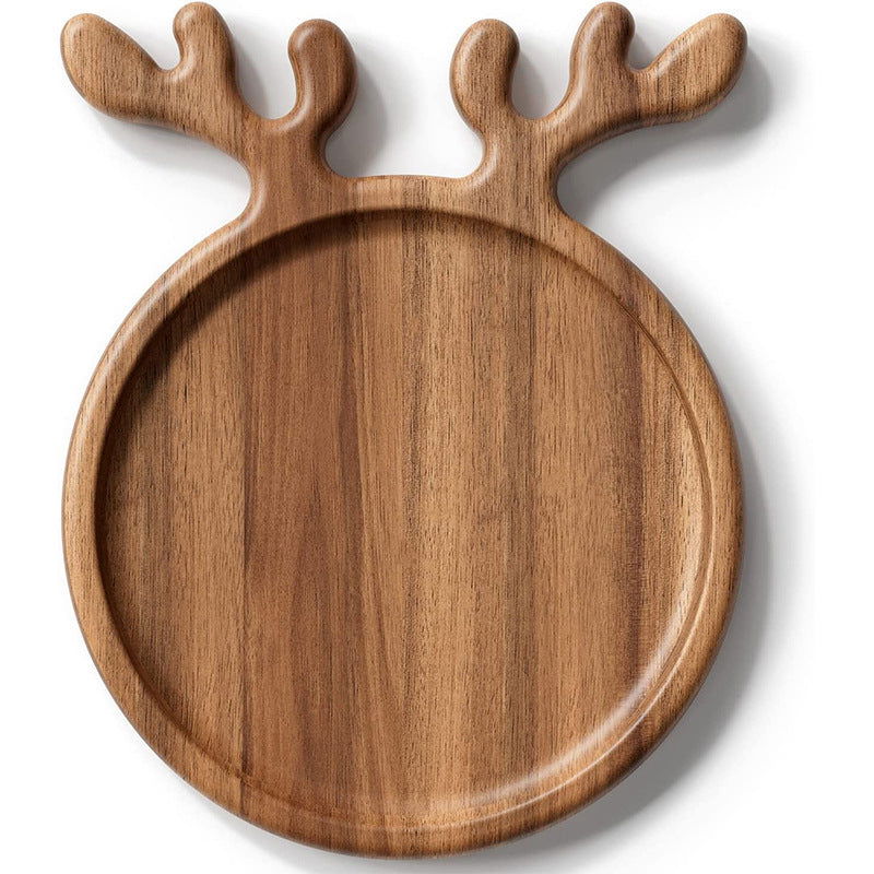 Chopping Board For Fruits Christmas Tray Wooden Fruit Plate - DigiVirt