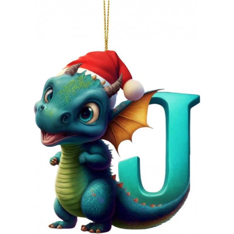 Christmas Tree Decoration 26 Letters Pendants - DigiVirt
