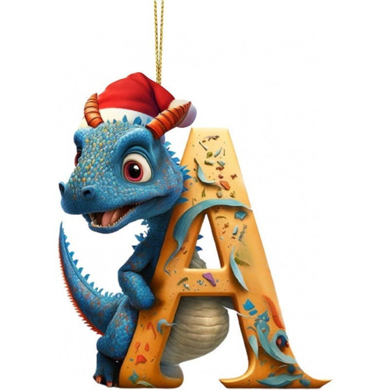 Christmas Tree Decoration 26 Letters Pendants - DigiVirt