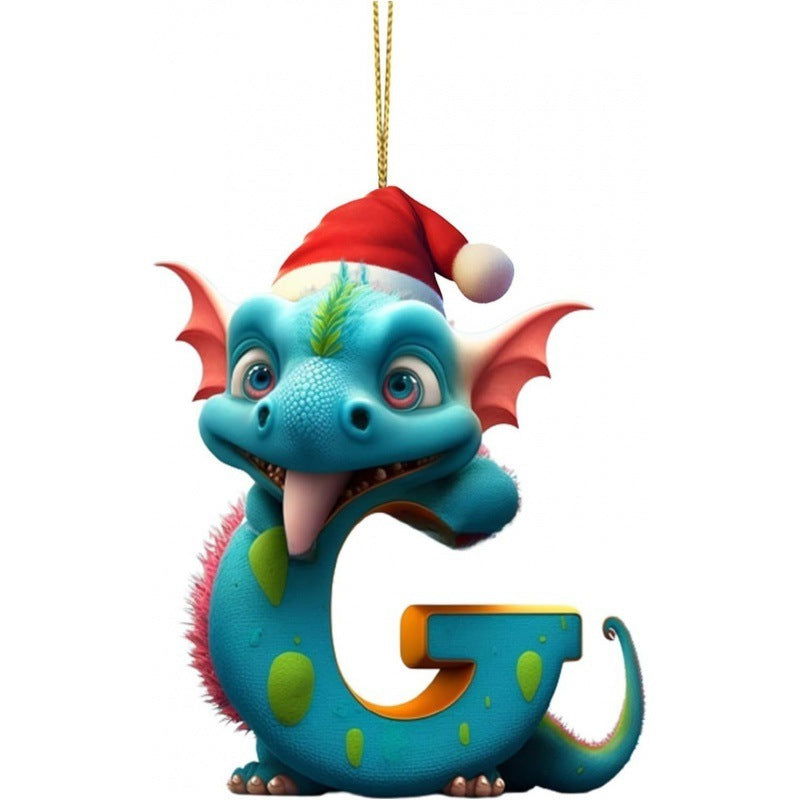 Christmas Tree Decoration 26 Letters Pendants - DigiVirt