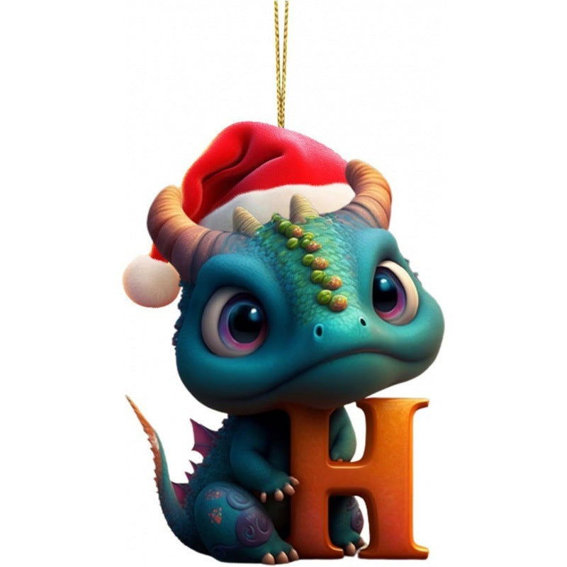 Christmas Tree Decoration 26 Letters Pendants - DigiVirt