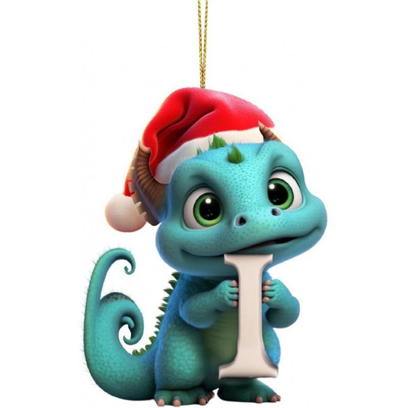 Christmas Tree Decoration 26 Letters Pendants - DigiVirt