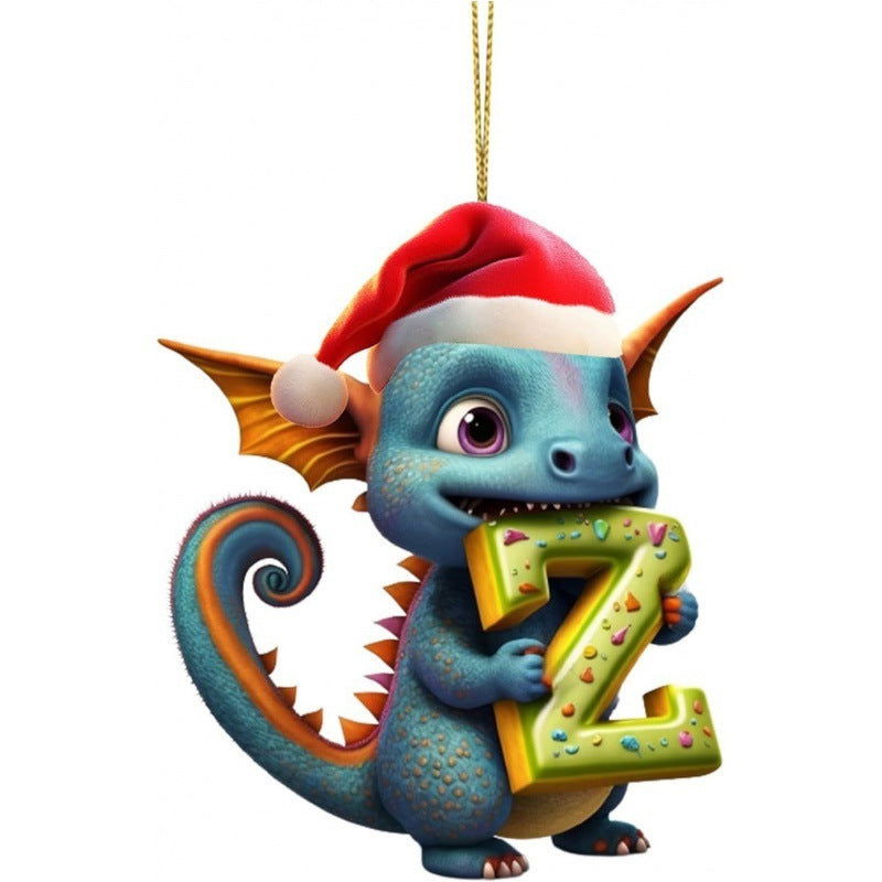 Christmas Tree Decoration 26 Letters Pendants - DigiVirt
