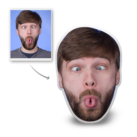 Custom 3D Portrait Pillow Personalized Face Pillow for Sofa Decor - DigiVirt