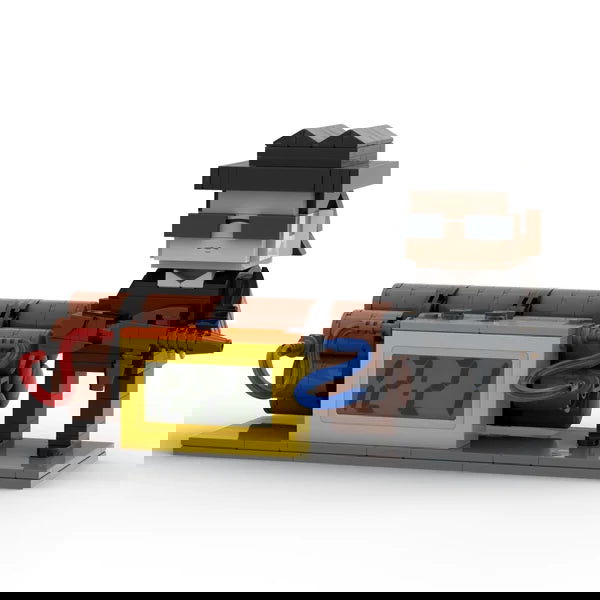 Custom Brick Figures Clock Personalized Dangerous Elements Brick Figures Clock Gifts for Him - DigiVirt