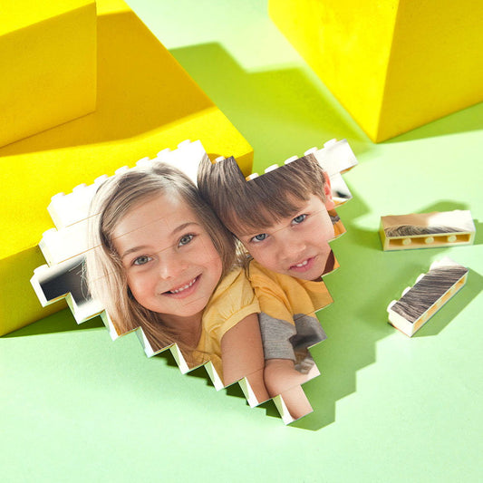 Custom Building Bricks Personalised Photo Block Diamond Shape - DigiVirt