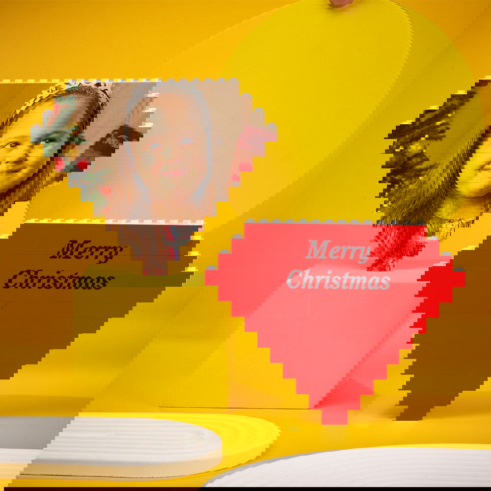 Custom Building Bricks Personalised Photo Block Diamond Shape - DigiVirt