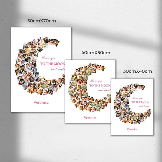 Custom Canvas Prints Love You To The Moon And Back Wall Art Decor - DigiVirt
