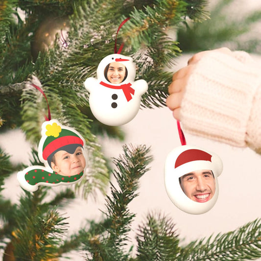 Custom Christmas Ornament Hanging Doll Decoration for Funny Christmas Gift 3 Pcs - DigiVirt