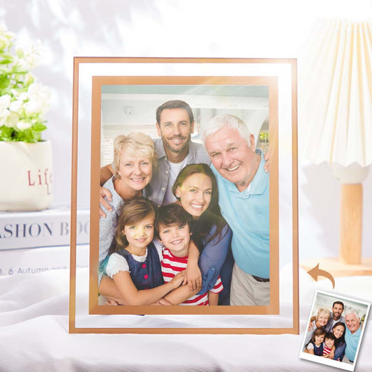 Custom Crystal Photo Frame Photo Holder Decorative Plaque Creative Gift - DigiVirt