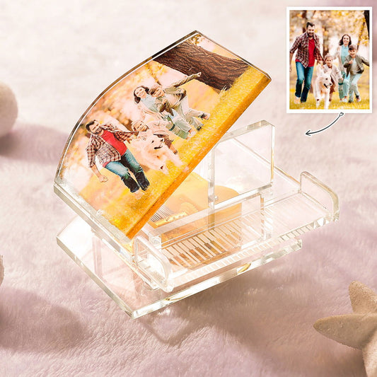 Custom Crystal Piano Music Box Desktop Decoration Ornament - DigiVirt