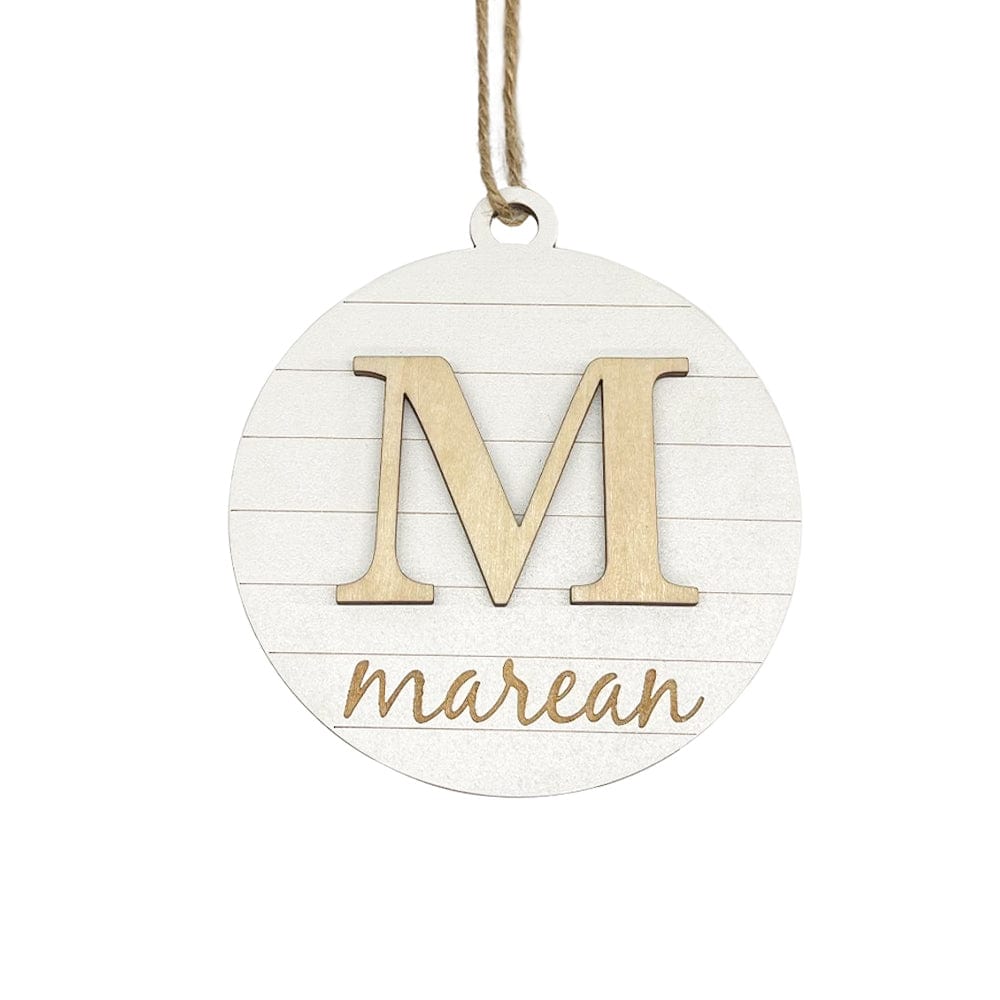 Custom Engraved Name Christmas Ornament Personalized Wooden Ornament Christmas Tree Decoration - DigiVirt